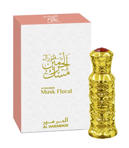 Musk floral Haramain Arabian luxury perfume